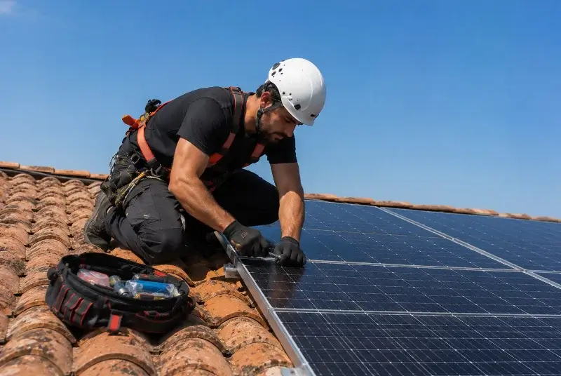 Maintenance et monitoring de panneaux solaires à Saint-Saud-Lacoussière